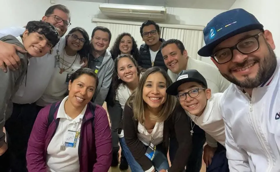 Comunidad de matrimonios de Alianza Matrimonial reunida en la parroquia